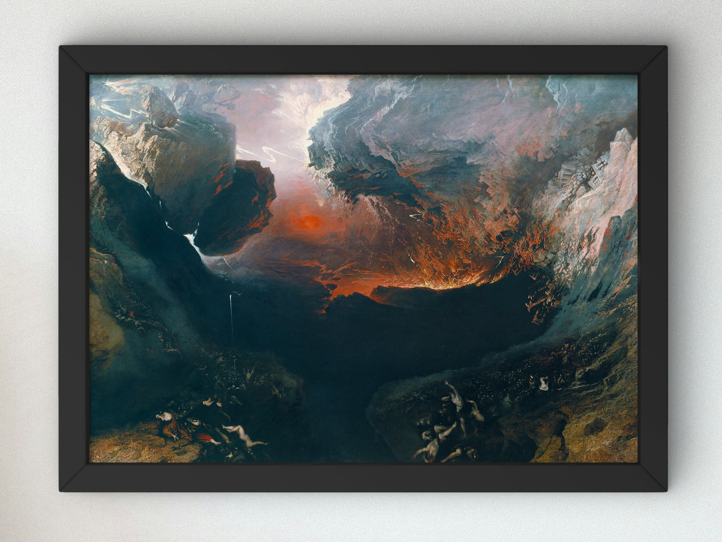 The Great Day of His Wrath by John Martin 1851, Wall Art Print, Fine Art Reproduction, Museum Quality Decor, Poster