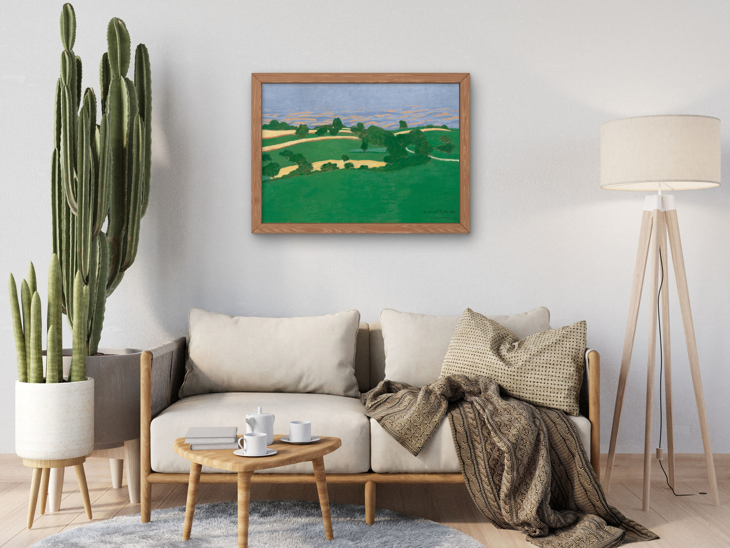 Corn Fields by Félix Vallotton 1900, Wall Art Print, Fine Art Reproduction, Museum Quality Decor, Poster