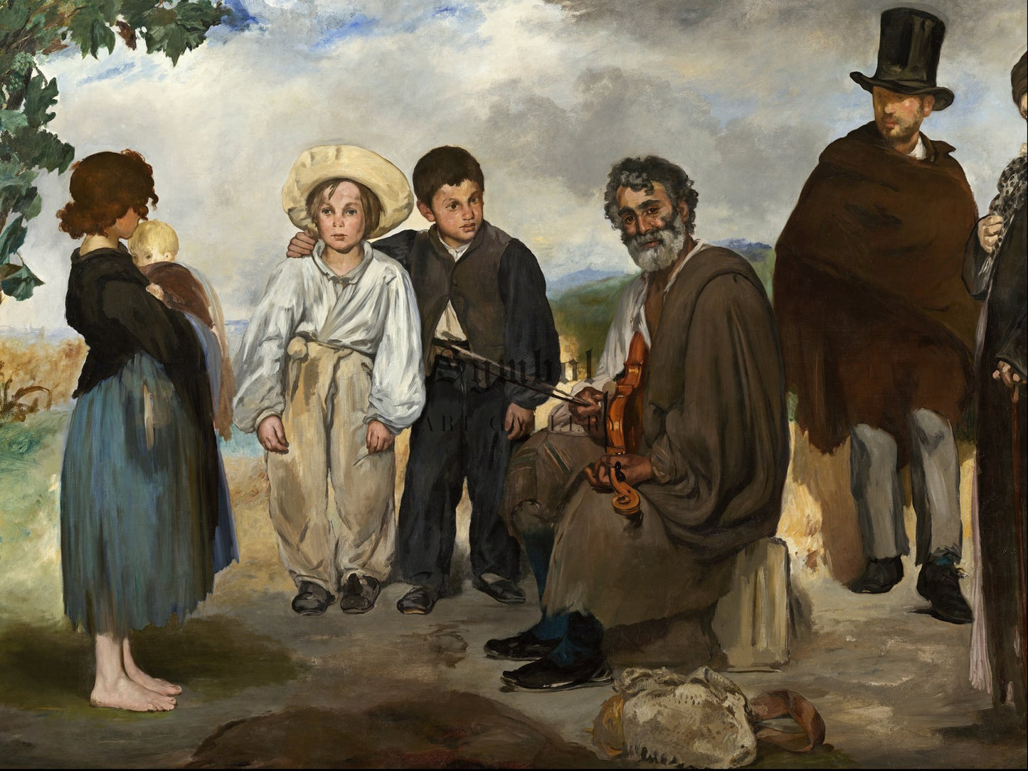 The Old Musician by Édouard Manet 1862, Wall Art Print, Fine Art Reproduction, Museum Quality Decor, Poster