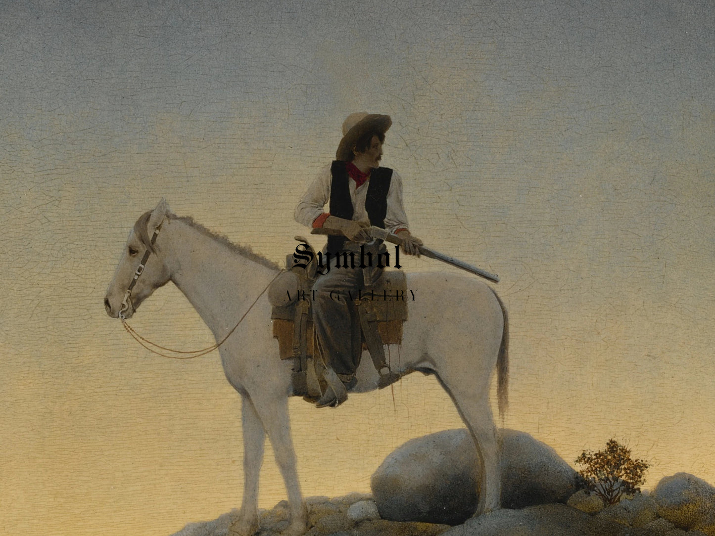 The Outlaw by Maxfield Parrish 1905, Wall Art Print, Fine Art Reproduction, Museum Quality Decor, Poster