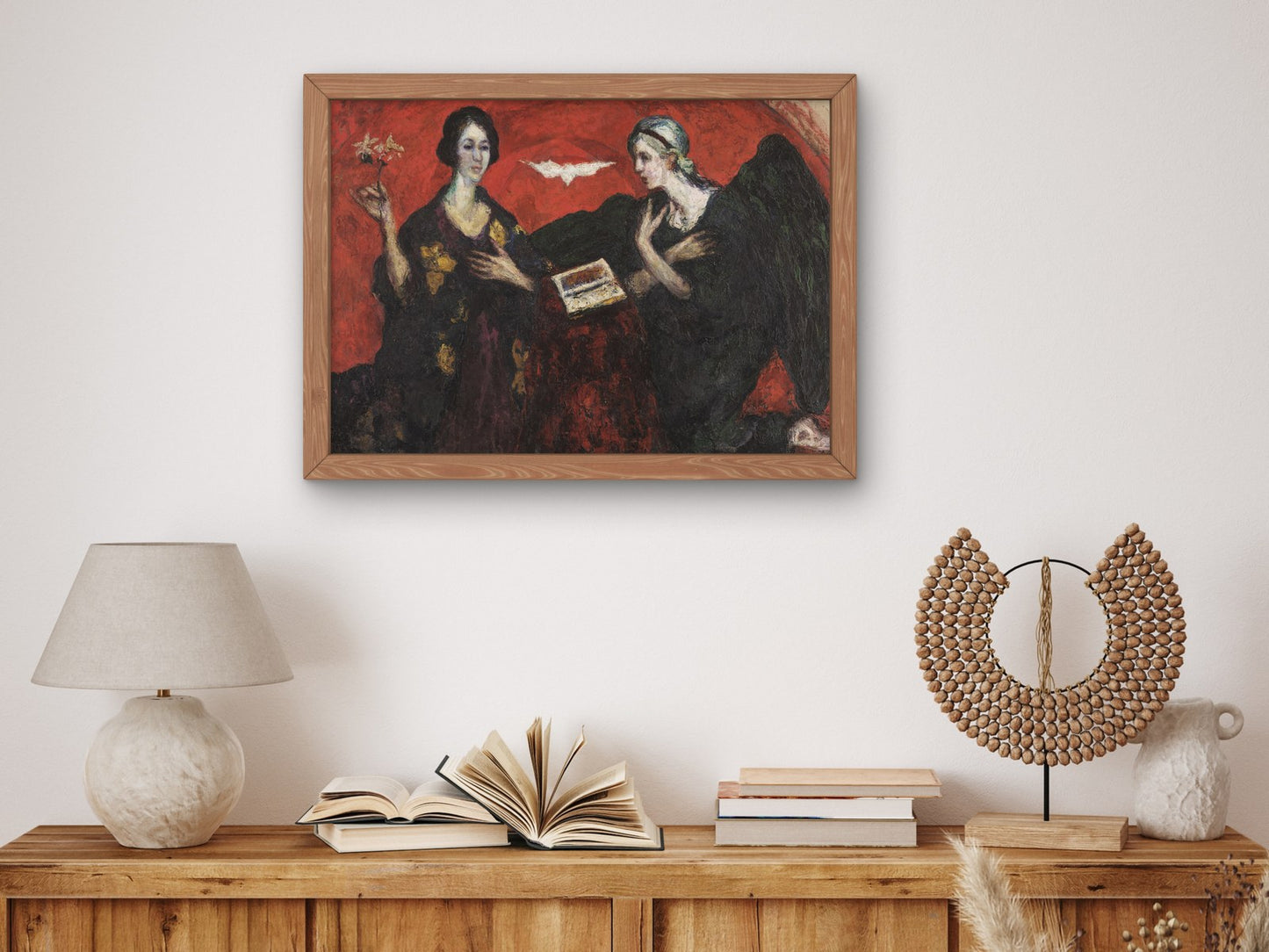 The Announciation by Andrés de Santa María 1934, Wall Art Print, Fine Art Reproduction, Museum Quality Decor, Poster