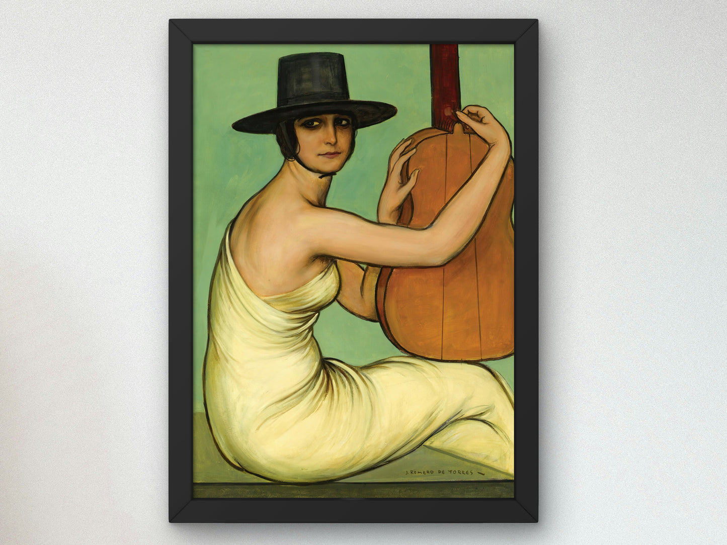 Dora the Cordoban by Julio Romero de Torres, Wall Art Print, Fine Art Reproduction, Museum Quality Decor, Poster
