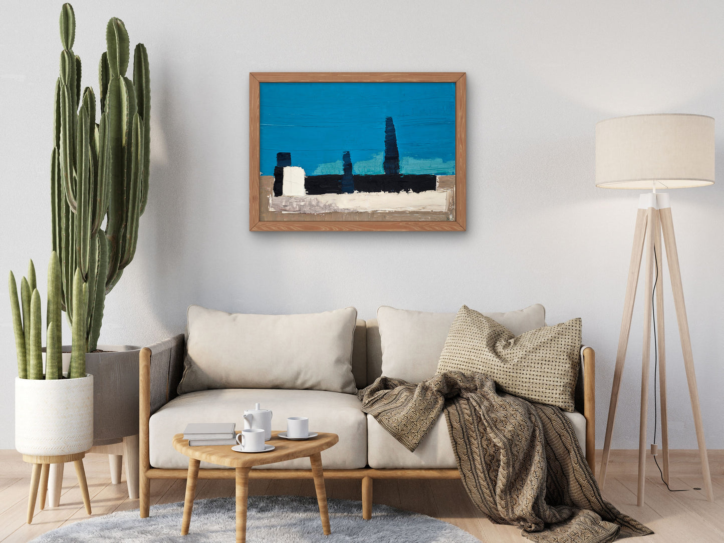 Fiesole by Nicolas de Staël 1953, Wall Art Print, Fine Art Reproduction, Museum Quality Decor, Poster