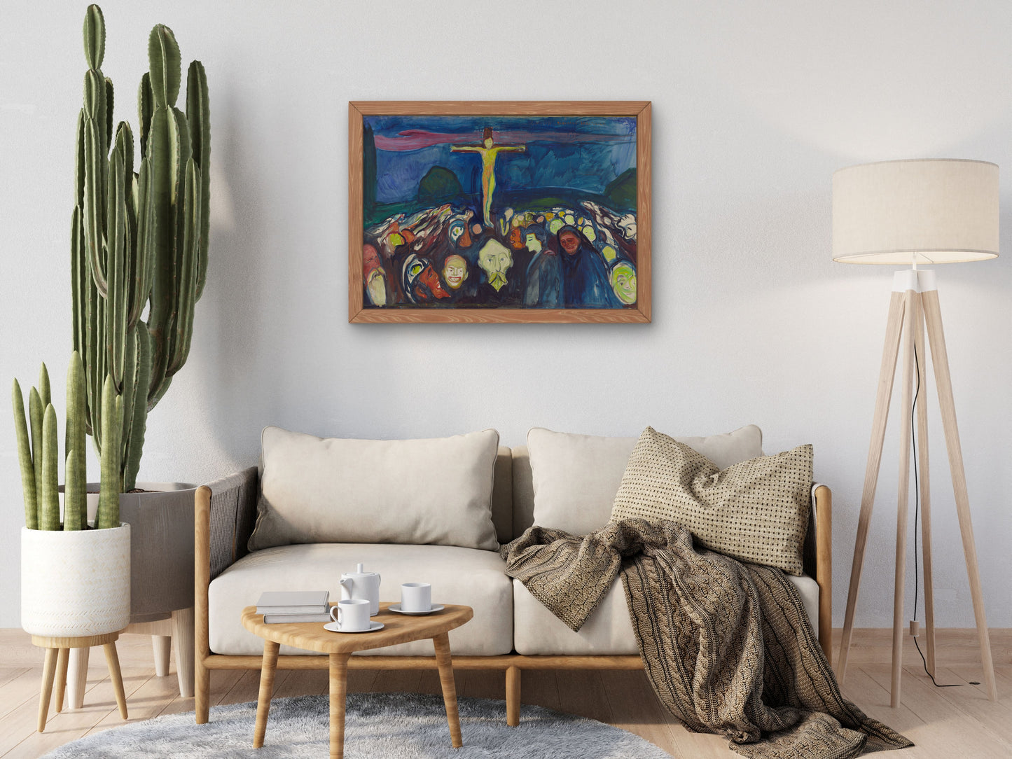 Golgotha by Edvard Munch 1900, Wall Art Print, Fine Art Reproduction, Museum Quality Decor, Poster