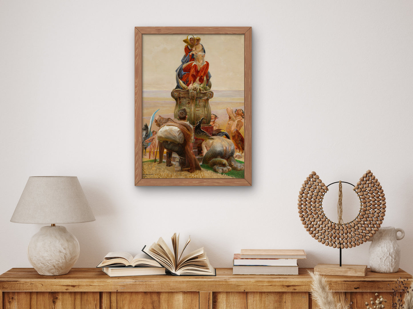 Adoration of the Madonna by Jacek Malczewski 1910, Wall Art Print, Fine Art Reproduction, Museum Quality Decor, Poster
