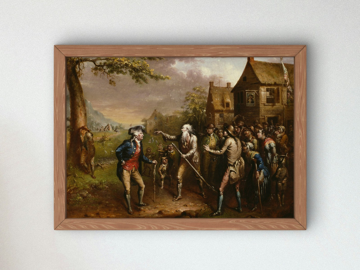 Rip Van Winkle by John Quidor 1829, Wall Art Print, Fine Art Reproduction, Museum Quality Decor, Poster