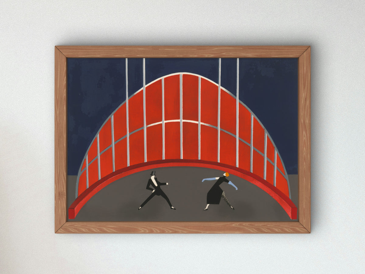 Theater Models 7 by Alexandra Exter 1930, Wall Art Print, Fine Art Reproduction, Museum Quality Decor, Poster