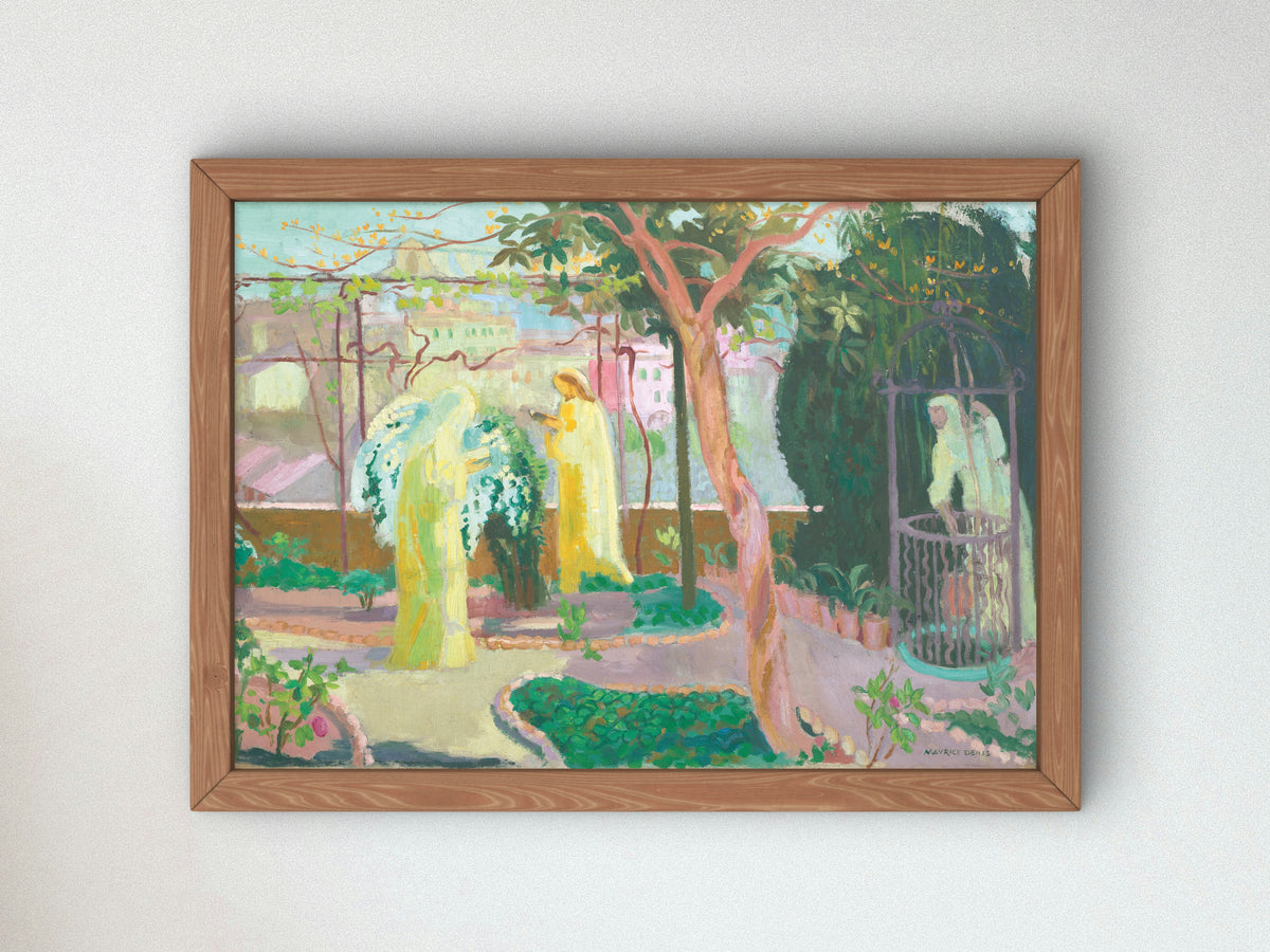 L'Office de Sainte Catherine by Maurice Denis 1921, Wall Art Print, Fine Art Reproduction, Museum Quality Decor, Poster