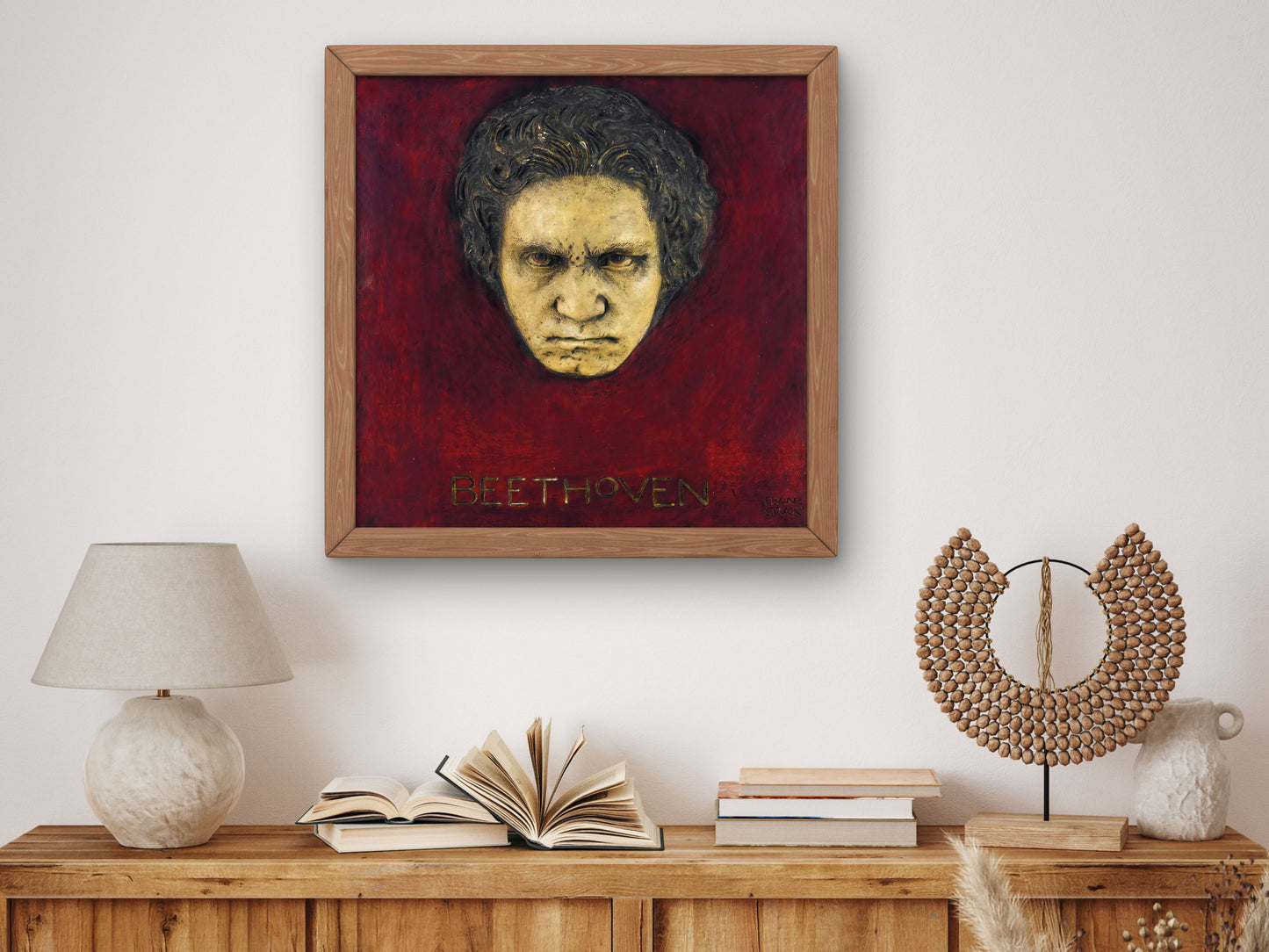 Beethoven by Franz von Stuck 1904, Wall Art Print, Fine Art Reproduction, Museum Quality Decor, Poster