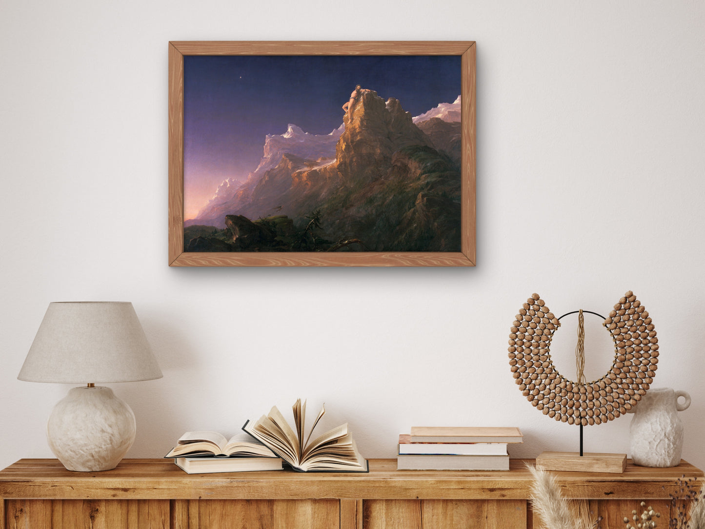 Prometheus Bound by Thomas Cole 1846, Wall Art Print, Fine Art Reproduction, Museum Quality Decor, Poster