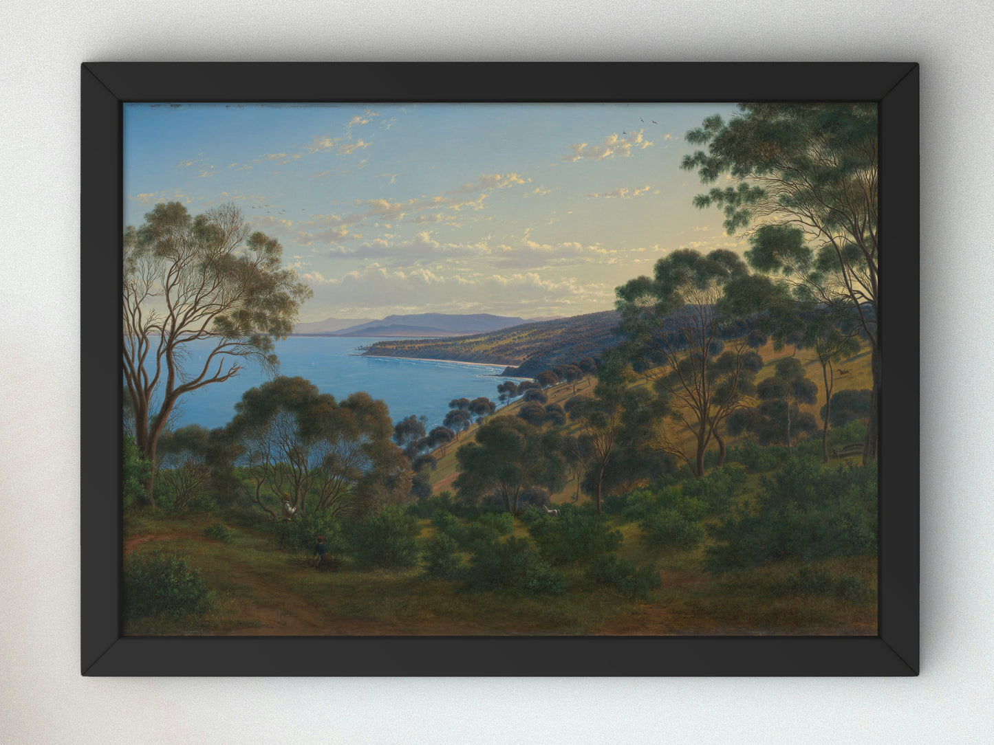 Dandenong Ranges by Eugene von Guérard 1870, Wall Art Print, Fine Art Reproduction, Museum Quality Decor, Poster