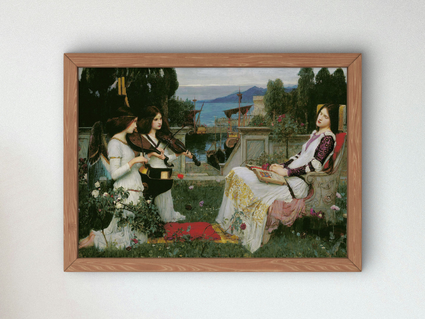 Saint Cecilia by John William Waterhouse 1895, Wall Art Print, Fine Art Reproduction, Museum Quality Decor, Poster