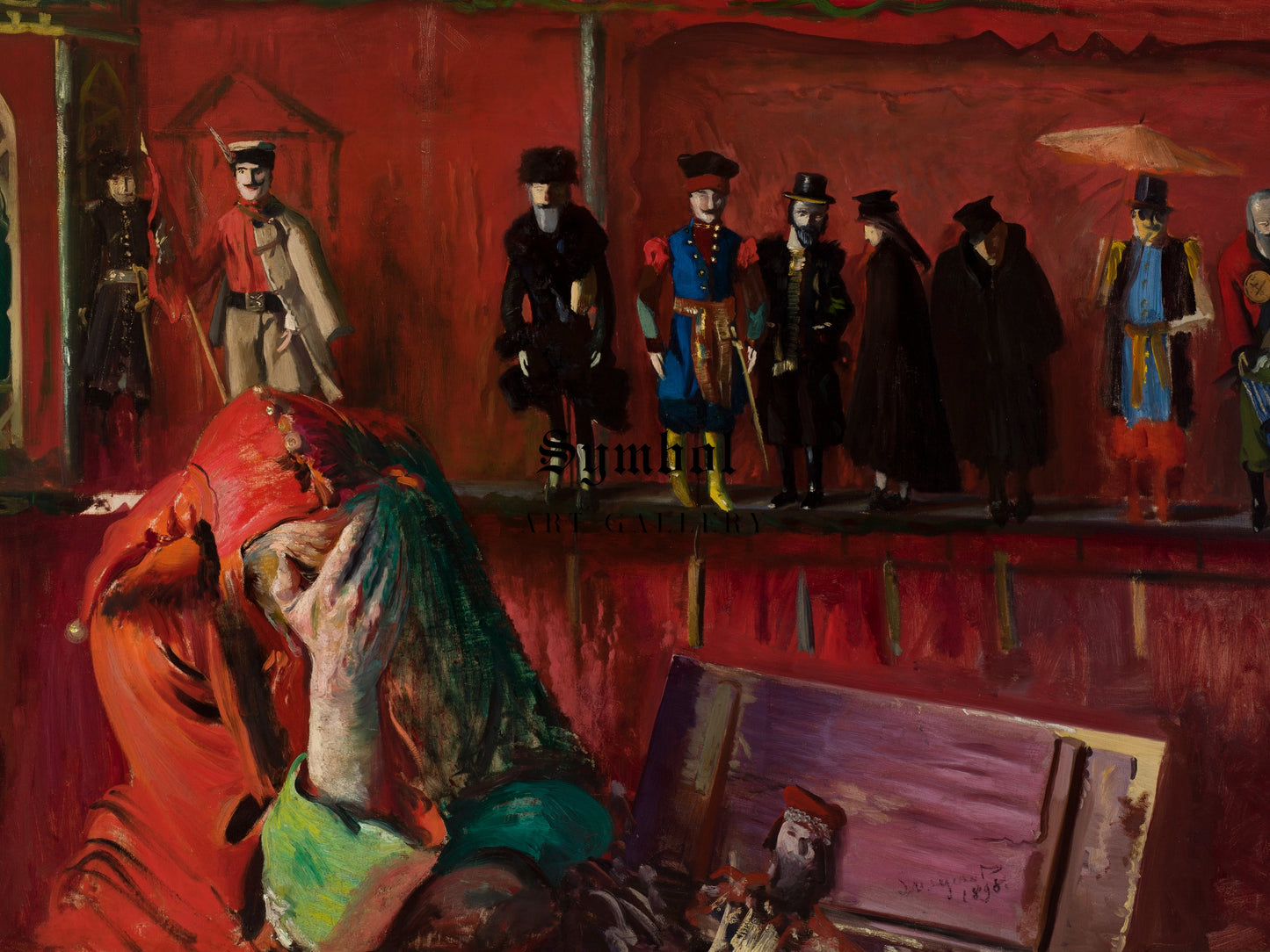 Stańczyk by Leon Wyczółkowski 1898, Wall Art Print, Fine Art Reproduction, Museum Quality Decor, Poster
