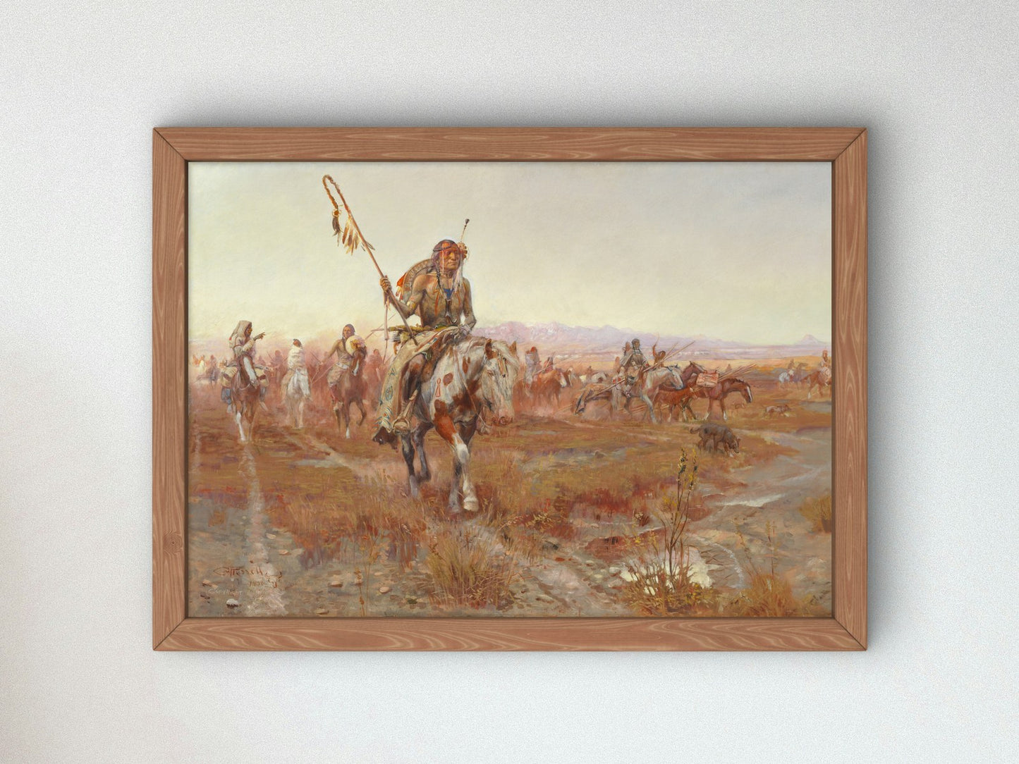 The Medicine Man by Charles Marion Russell 1908, Wall Art Print, Fine Art Reproduction, Museum Quality Decor, Poster