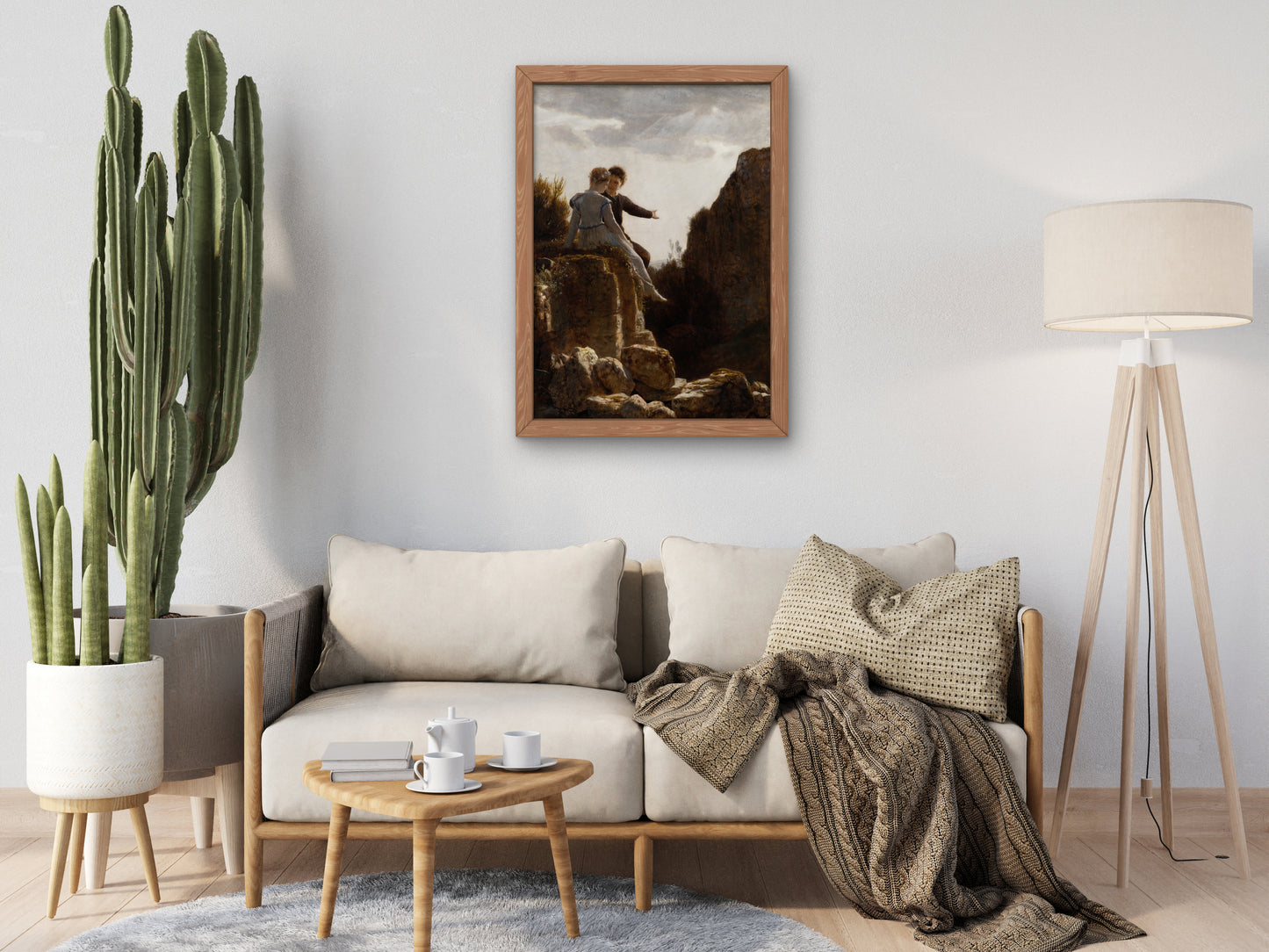 The Honeymoon by Arnold Böcklin 1875, Wall Art Print, Fine Art Reproduction, Museum Quality Decor, Poster