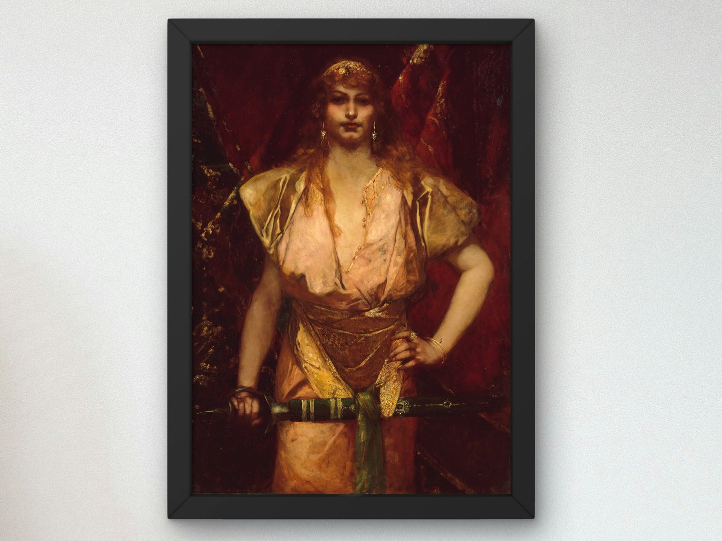 Judith by Jean Joseph Benjamin Constant 1886, Wall Art Print, Fine Art Reproduction, Museum Quality Decor, Poster