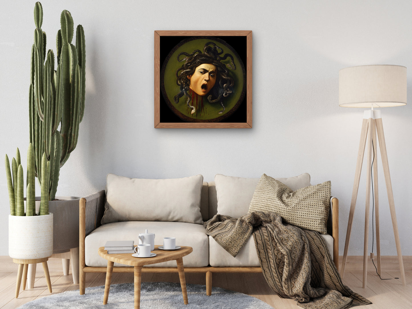 Medusa by Caravaggio 1597, Wall Art Print, Fine Art Reproduction, Museum Quality Decor, Poster