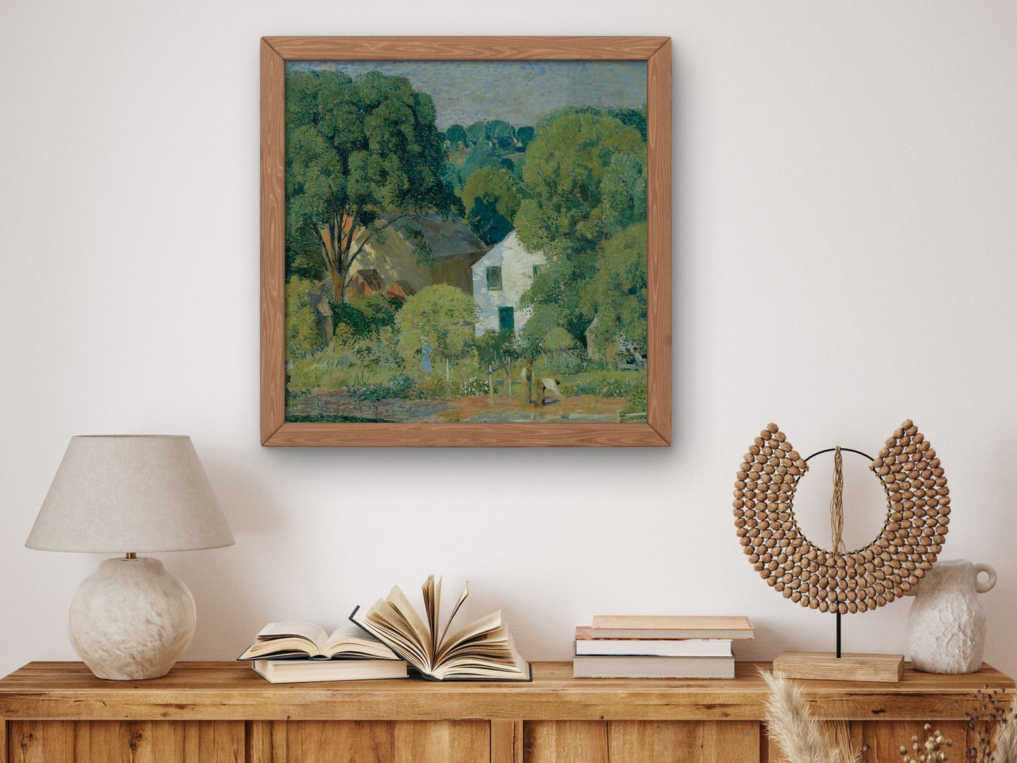 Day in June by Daniel Garber 1937, Wall Art Print, Fine Art Reproduction, Museum Quality Decor, Poster