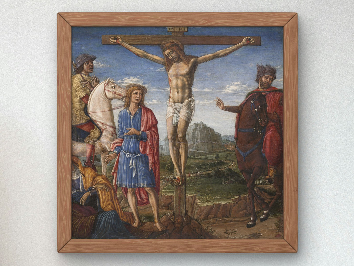 The Crucifixion by Matteo di Giovanni 1470, Wall Art Print, Fine Art Reproduction, Museum Quality Decor, Poster