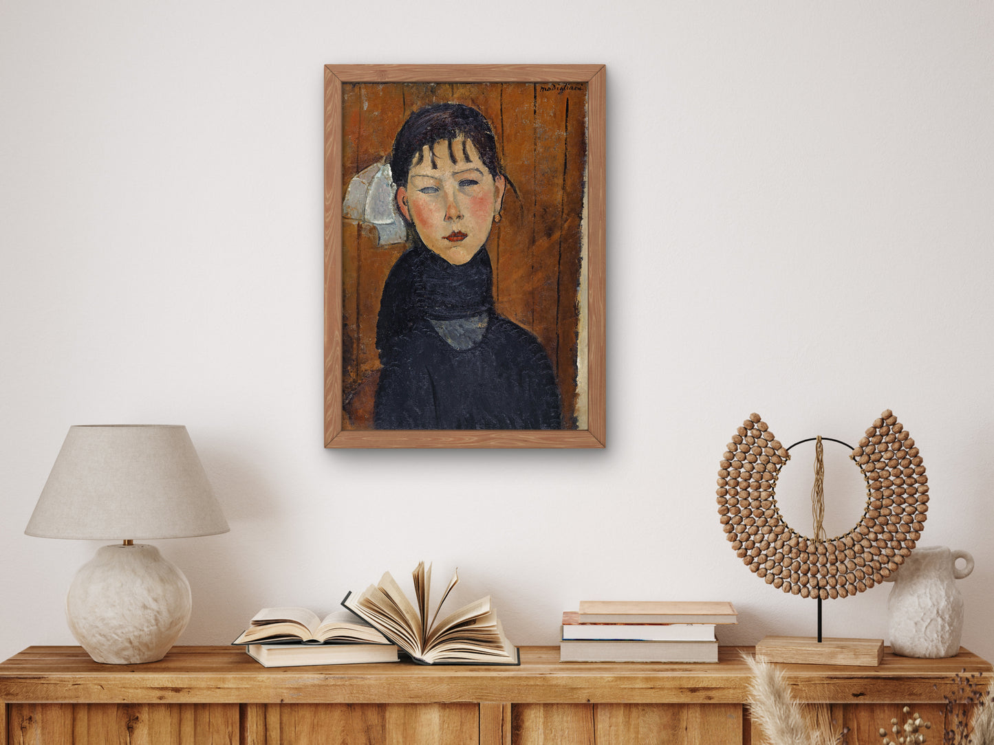 Marie, Daughter of the People by Amedeo Modigliani 1918, Wall Art Print, Fine Art Reproduction, Museum Quality Decor, Poster