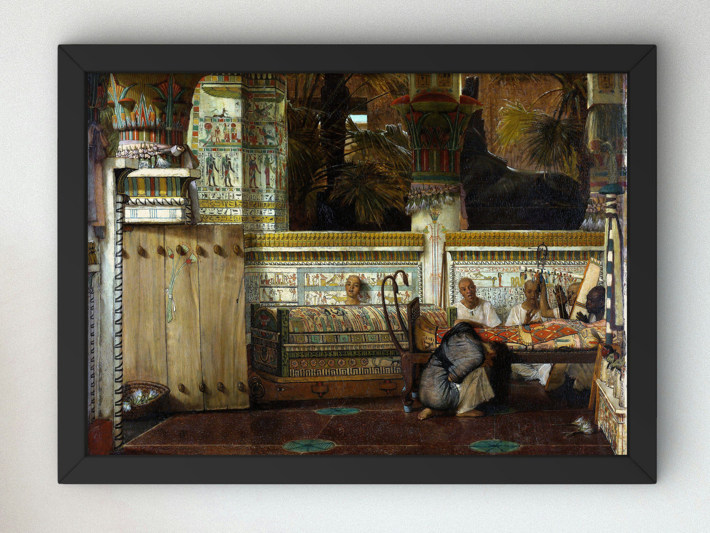 The Egyptian Widow by Lawrence Alma Tadema 1872, Wall Art Print, Fine Art Reproduction, Museum Quality Decor, Poster
