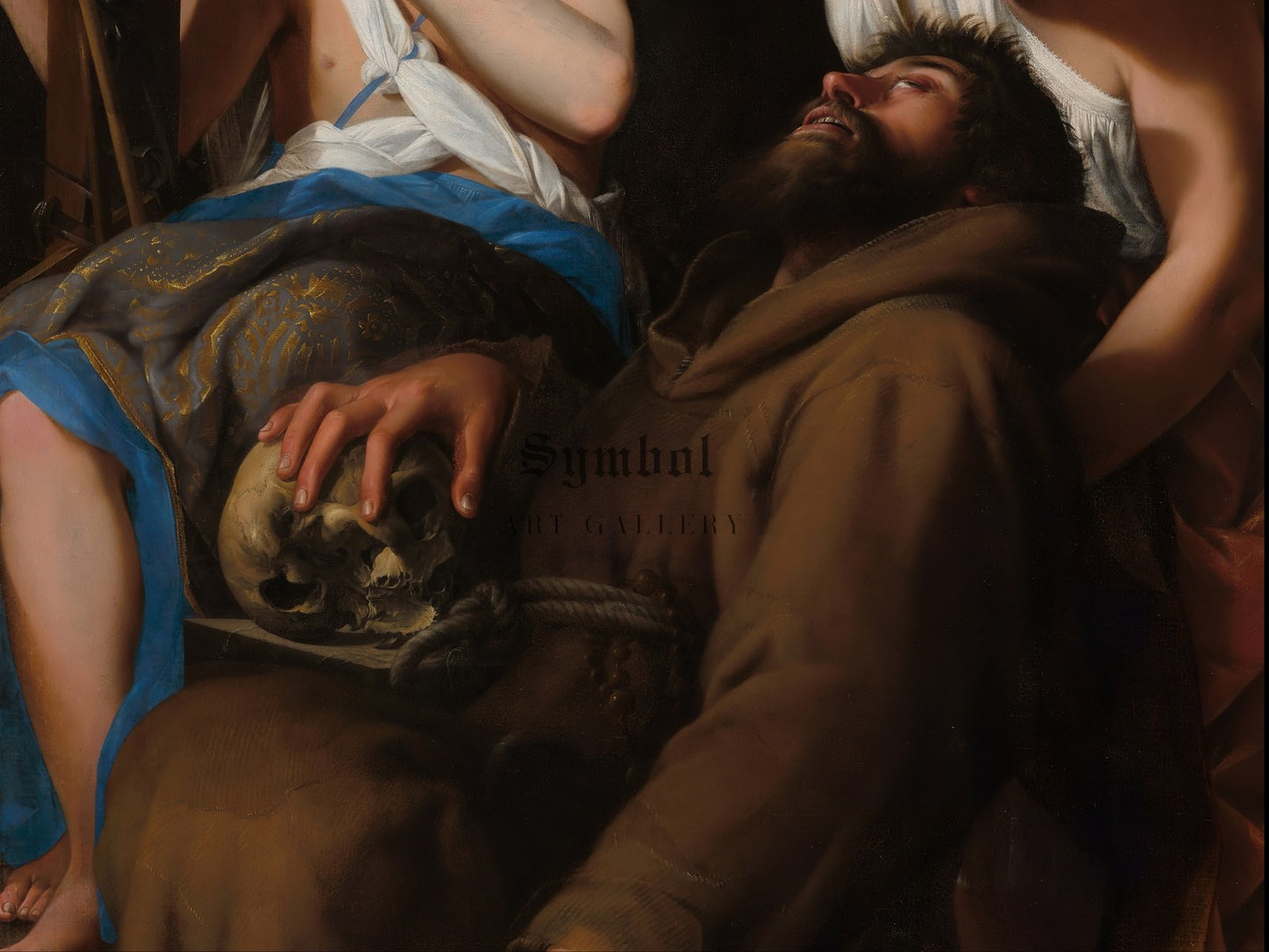 The Ecstasy of Saint Francis by Giovanni Baglione 1601, Wall Art Print, Fine Art Reproduction, Museum Quality Decor, Poster