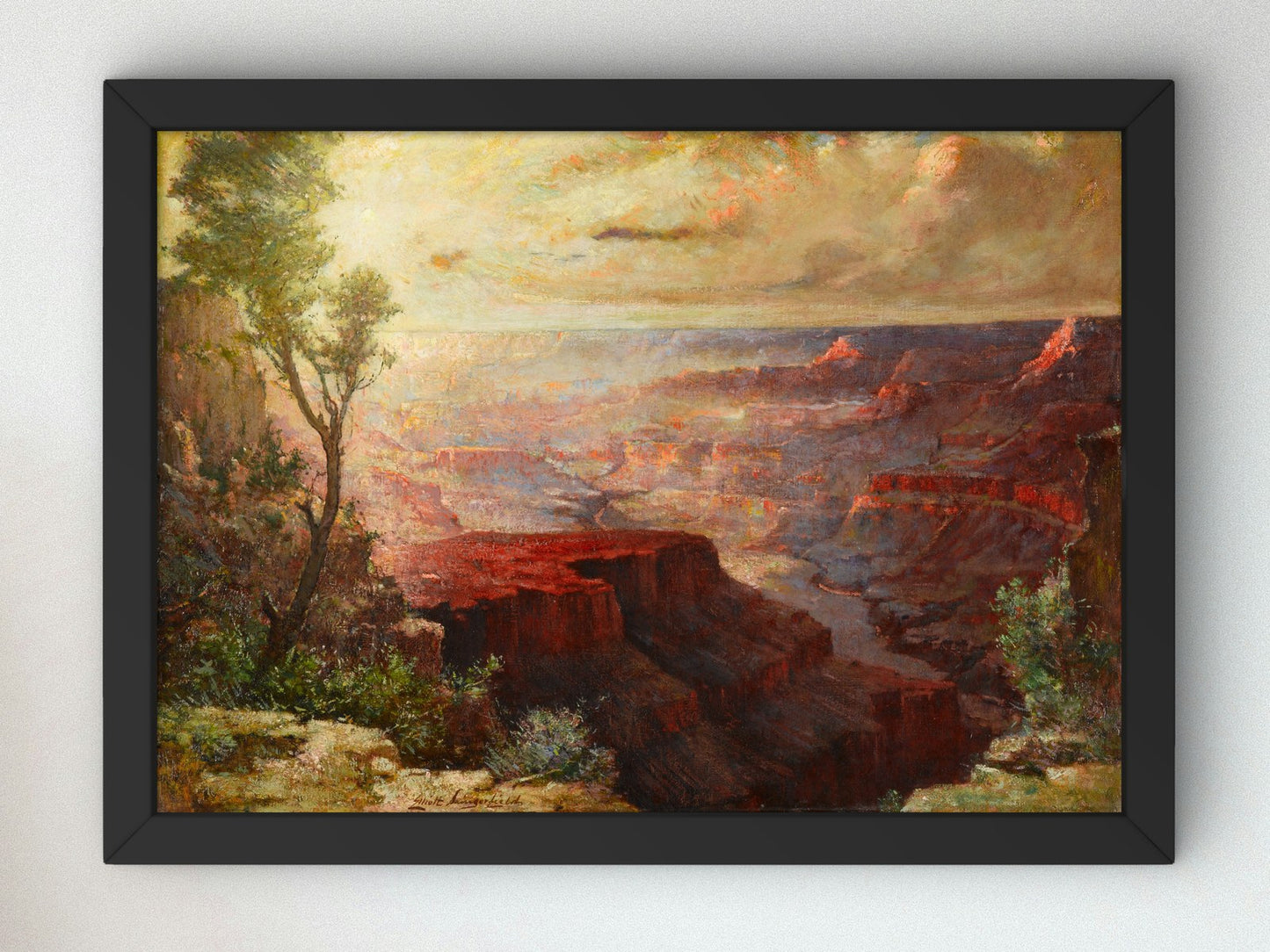 The Grand Canyon by Elliott Daingerfield 1912, Wall Art Print, Fine Art Reproduction, Museum Quality Decor, Poster