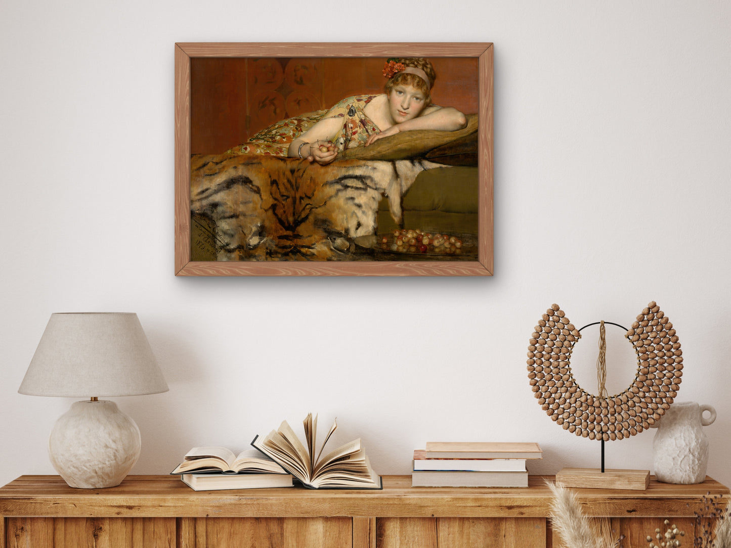 Cherries by Lawrence Alma Tadema 1873, Wall Art Print, Fine Art Reproduction, Museum Quality Decor, Poster