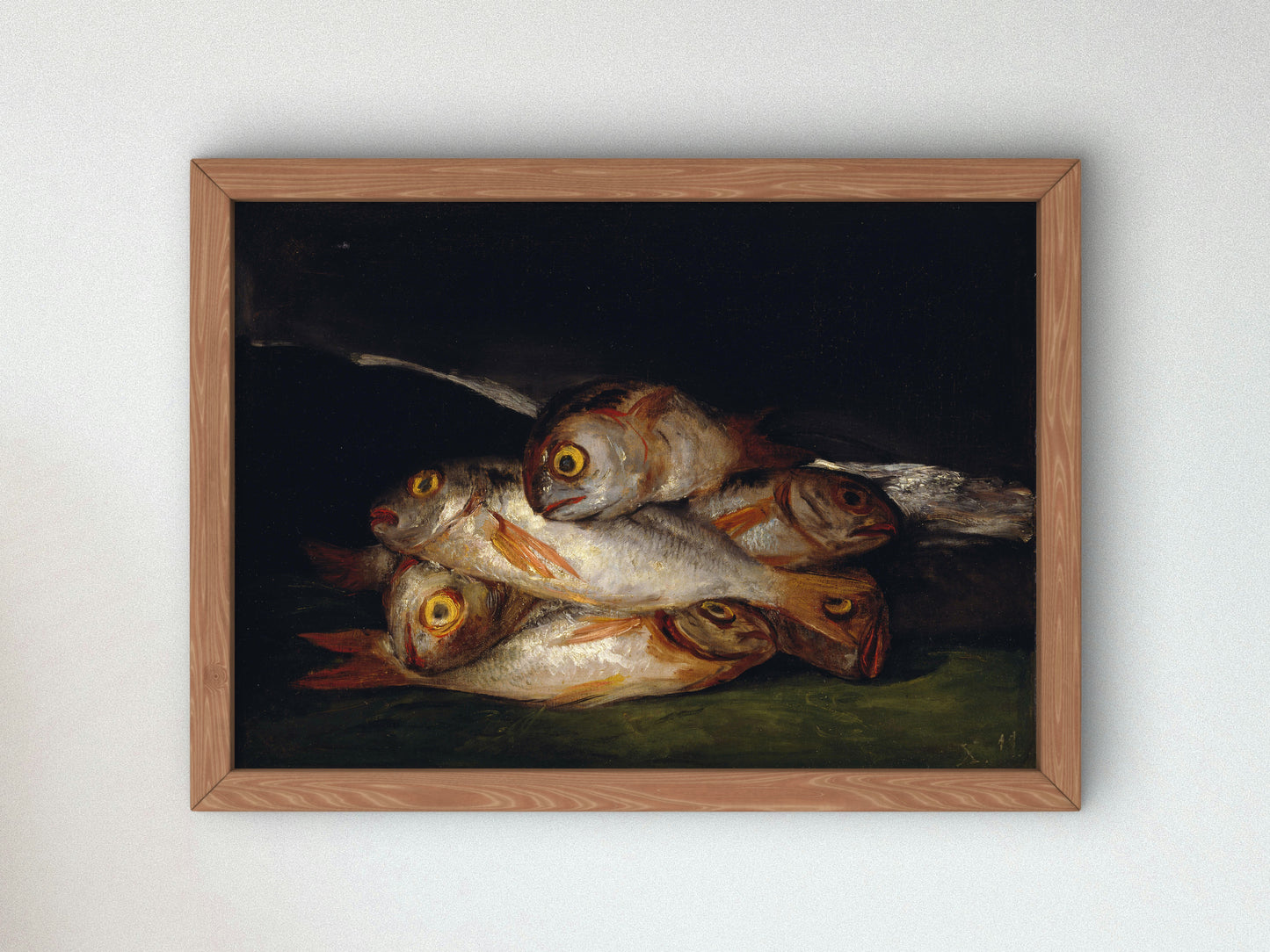 Still Life with Golden Bream by Francisco de Goya, Wall Art Print, Fine Art Reproduction, Museum Quality Decor, Poster