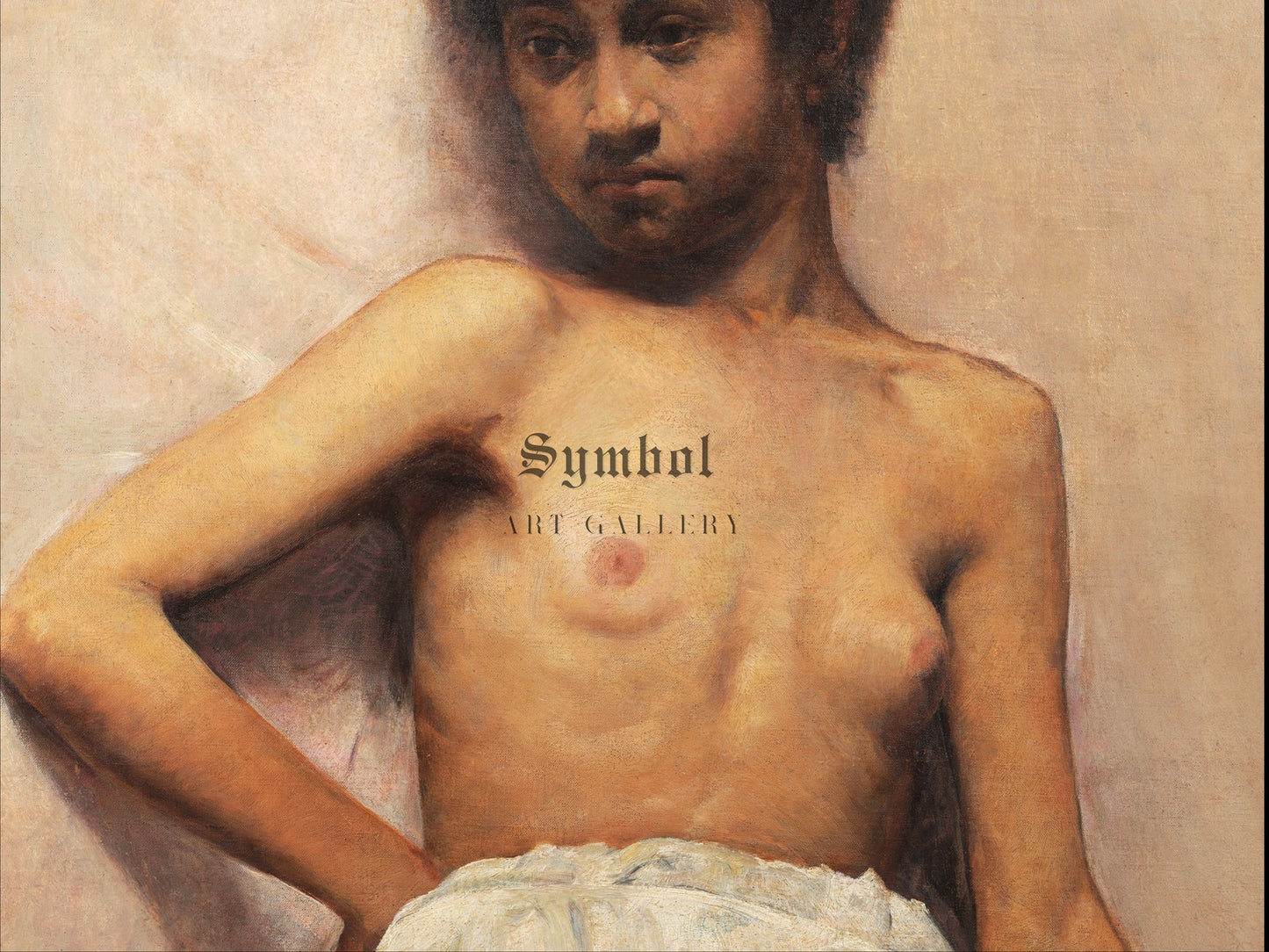 Torso de Menina by Eliseu Visconti 1895, Wall Art Print, Fine Art Reproduction, Museum Quality Decor, Poster