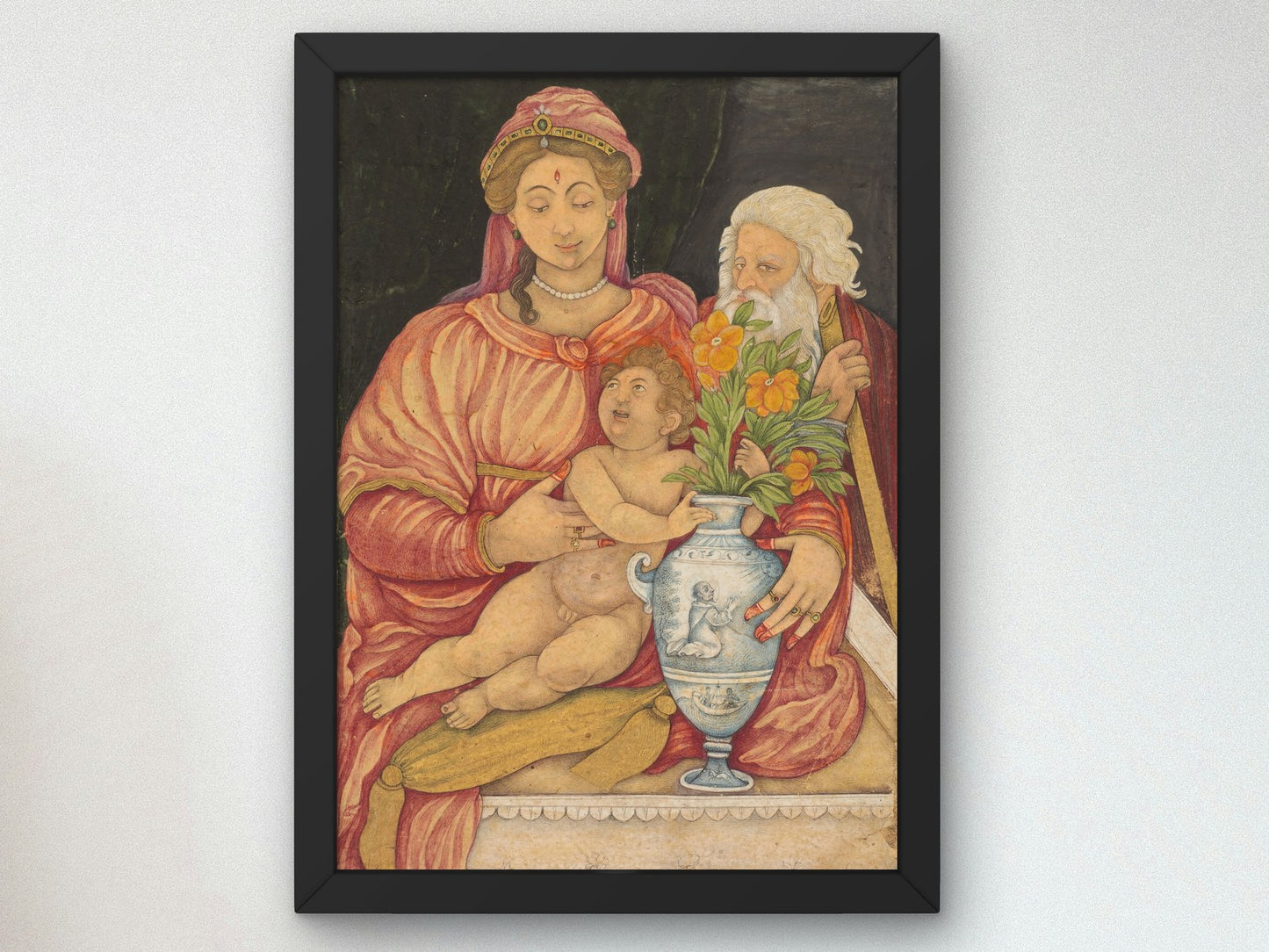 The Holy Family by Unknown Northern European, circa 1620 1620, Wall Art Print, Fine Art Reproduction, Museum Quality Decor, Poster