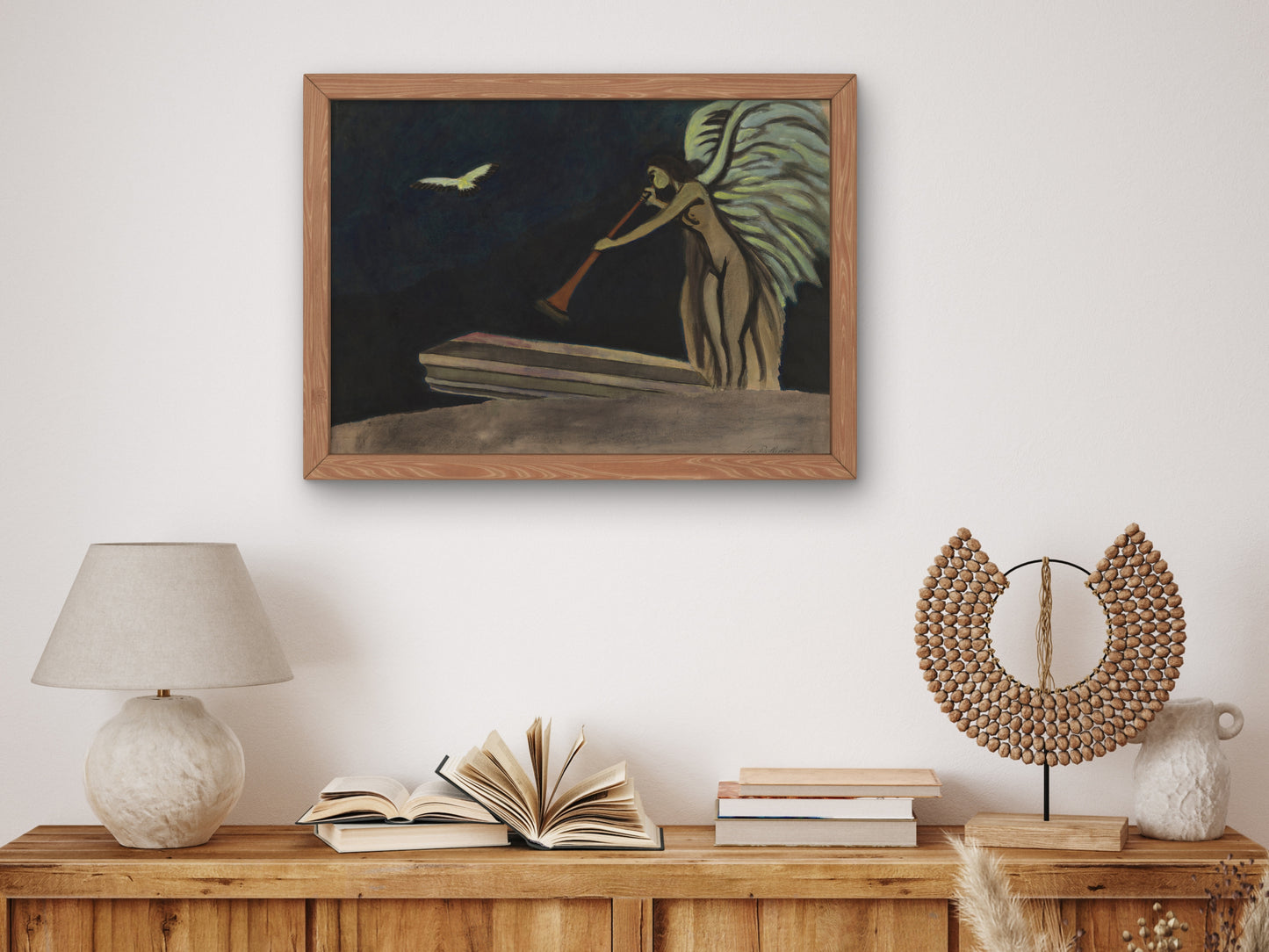 Resurrection by Léon Spilliaert 1928, Wall Art Print, Fine Art Reproduction, Museum Quality Decor, Poster
