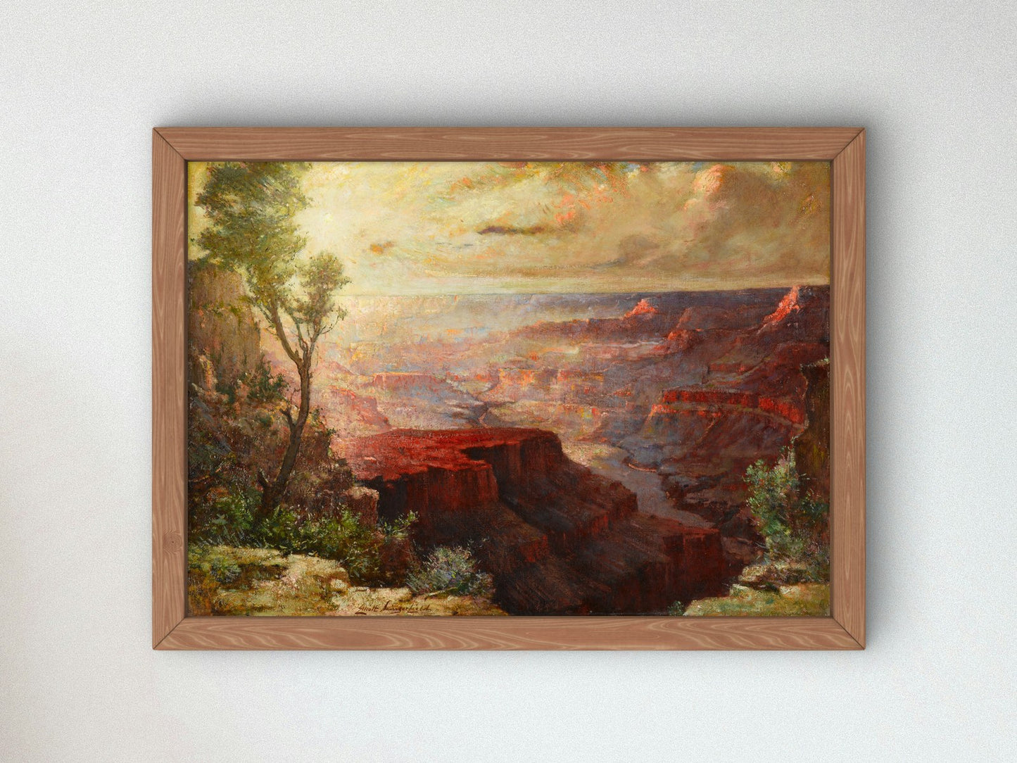 The Grand Canyon by Elliott Daingerfield 1912, Wall Art Print, Fine Art Reproduction, Museum Quality Decor, Poster