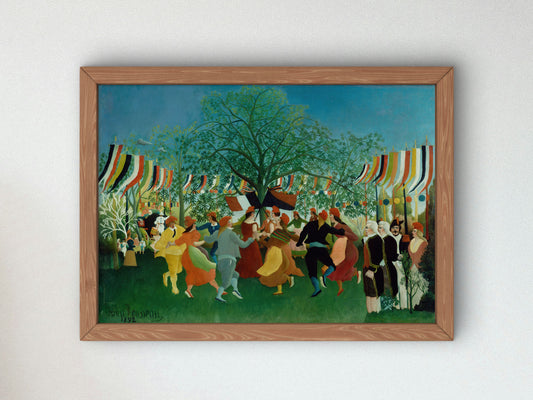 A Centennial of Independence by Henri Rousseau 1892, Wall Art Print, Fine Art Reproduction, Museum Quality Decor, Poster