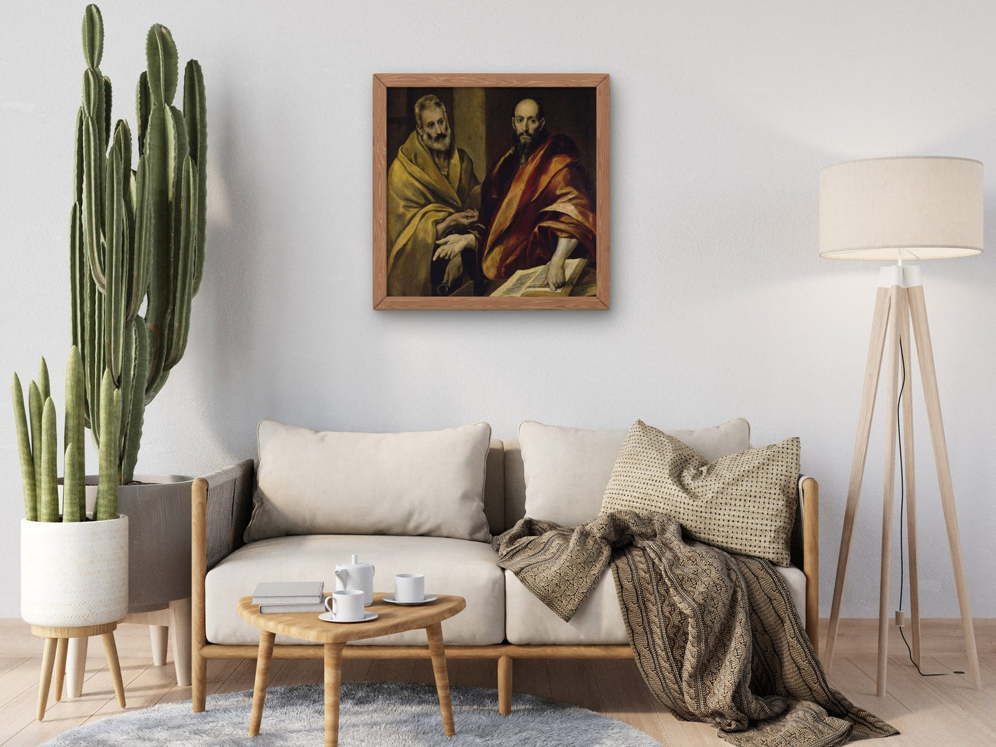 Saints Peter and Paul by El Greco 1587, Wall Art Print, Fine Art Reproduction, Museum Quality Decor, Poster