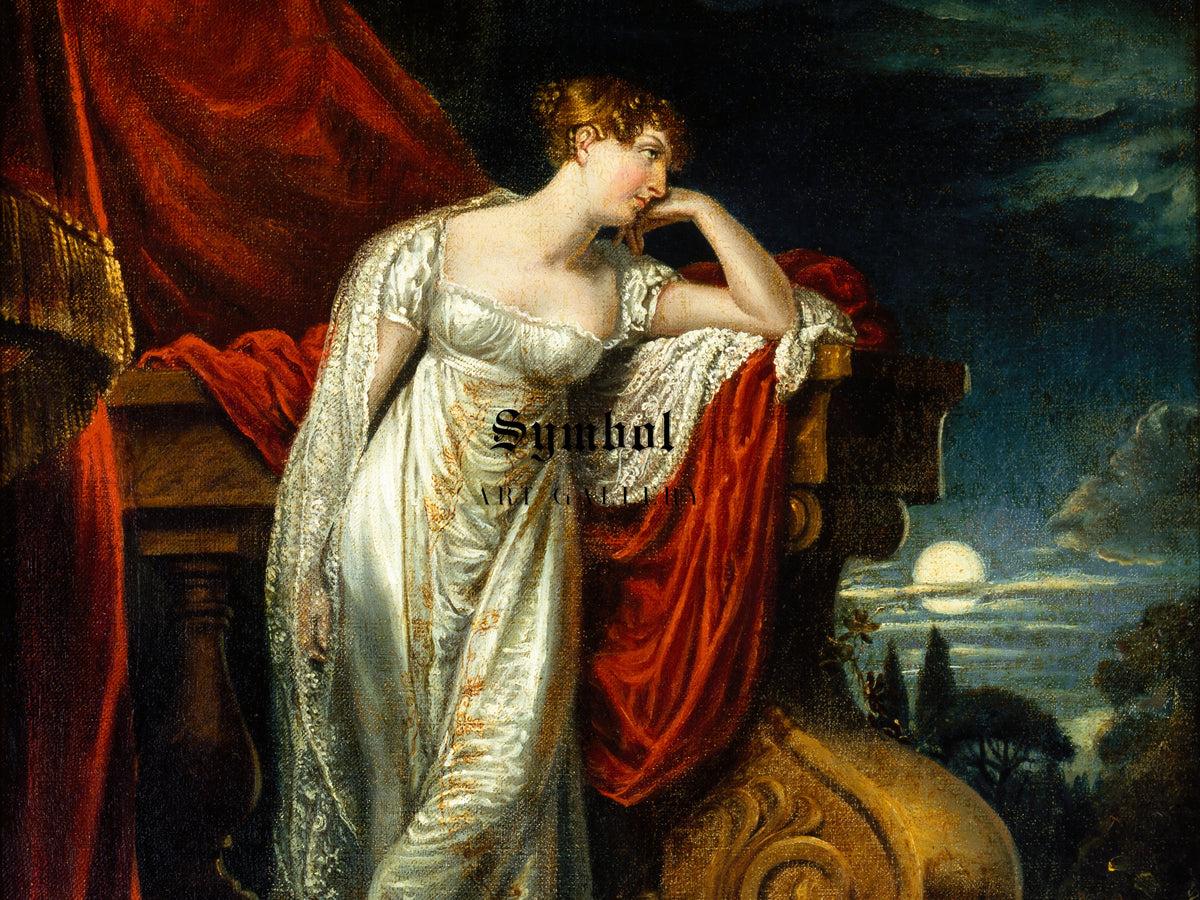 Study for Miss O'Neill as Juliet by George Dawe 1816, Wall Art Print, Fine Art Reproduction, Museum Quality Decor, Poster