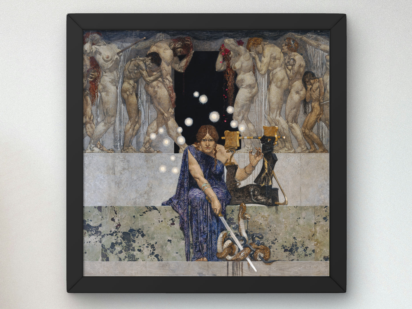 Melpomene by Alexander Rothaug 1911, Wall Art Print, Fine Art Reproduction, Museum Quality Decor, Poster