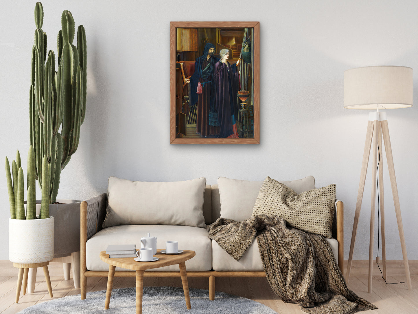 The Wizard by Edward Coley Burne Jones 1898, Wall Art Print, Fine Art Reproduction, Museum Quality Decor, Poster