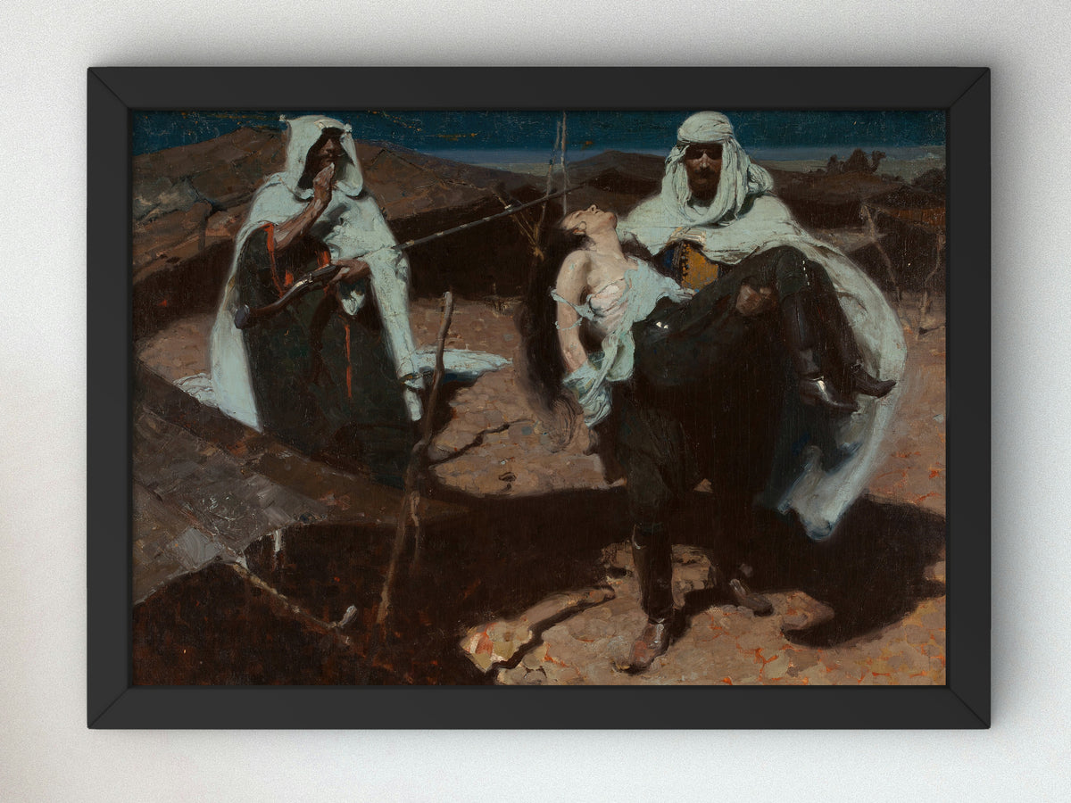 The Desert Healer by Dean Cornwell 1922, Wall Art Print, Fine Art Reproduction, Museum Quality Decor, Poster