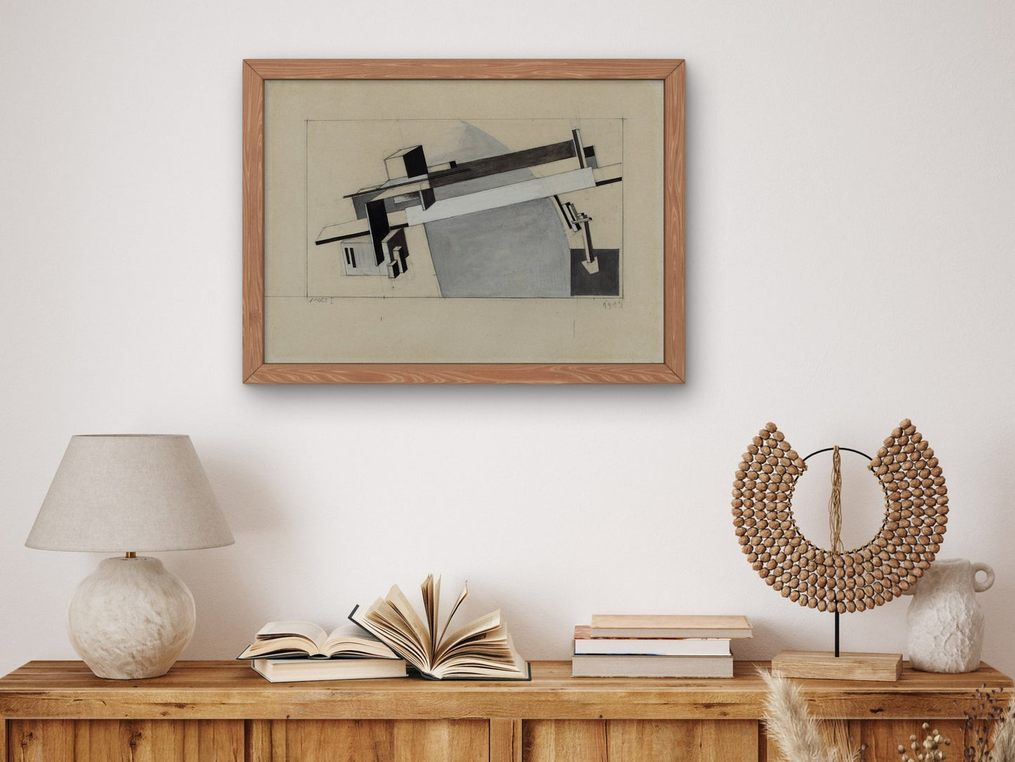 Proun Study 1A Proun S K the Bridge by Lazar Lissitzky 1919, Wall Art Print, Fine Art Reproduction, Museum Quality Decor, Poster