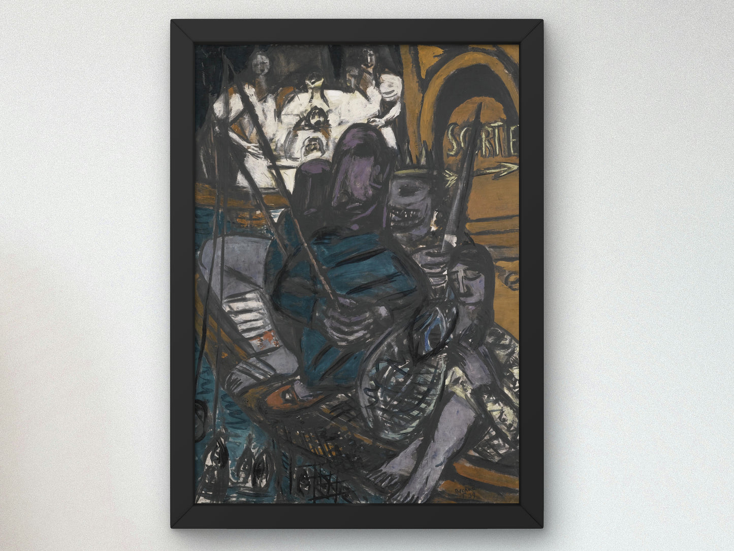 Children of the Twilight, Orcus by Max Beckmann 1939, Wall Art Print, Fine Art Reproduction, Museum Quality Decor, Poster