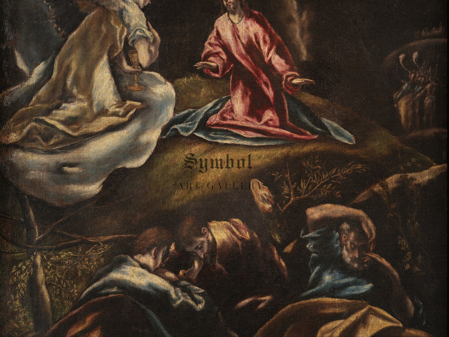 Jesus in the Garden of Olives by El Greco 1604, Wall Art Print, Fine Art Reproduction, Museum Quality Decor, Poster