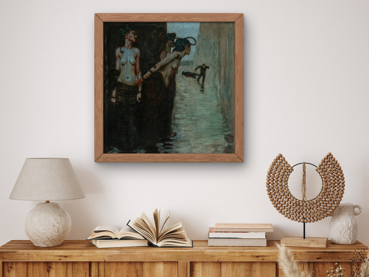 The Murderer by Franz von Stuck 1891, Wall Art Print, Fine Art Reproduction, Museum Quality Decor, Poster