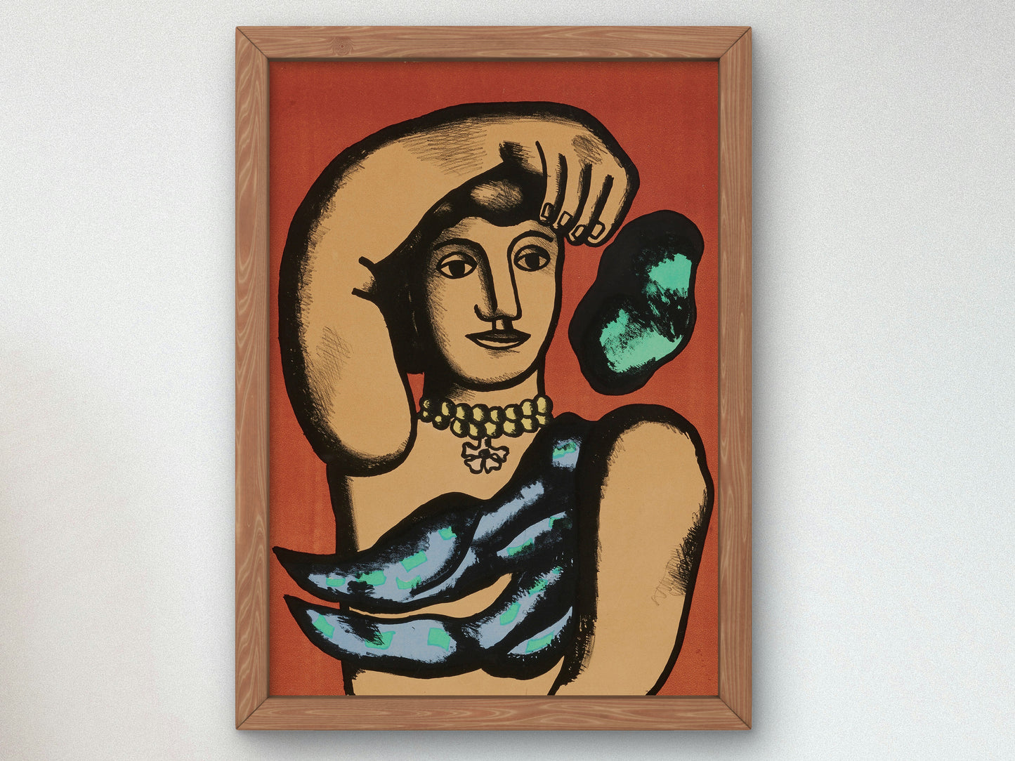 Marie the Acrobat by Fernand Léger, Wall Art Print, Fine Art Reproduction, Museum Quality Decor, Poster