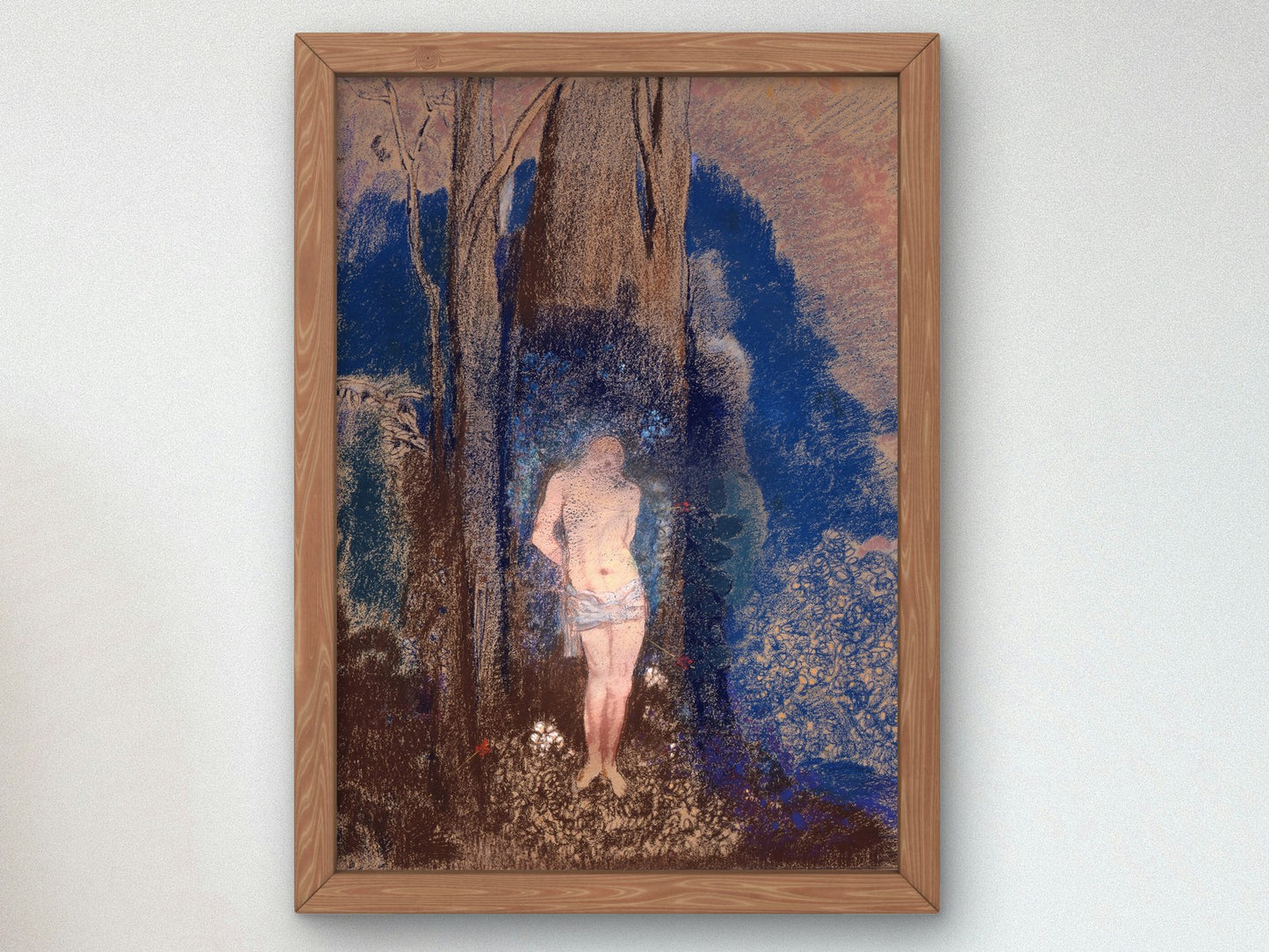 Saint Sebastian by Odilon Redon 1913, Wall Art Print, Fine Art Reproduction, Museum Quality Decor, Poster