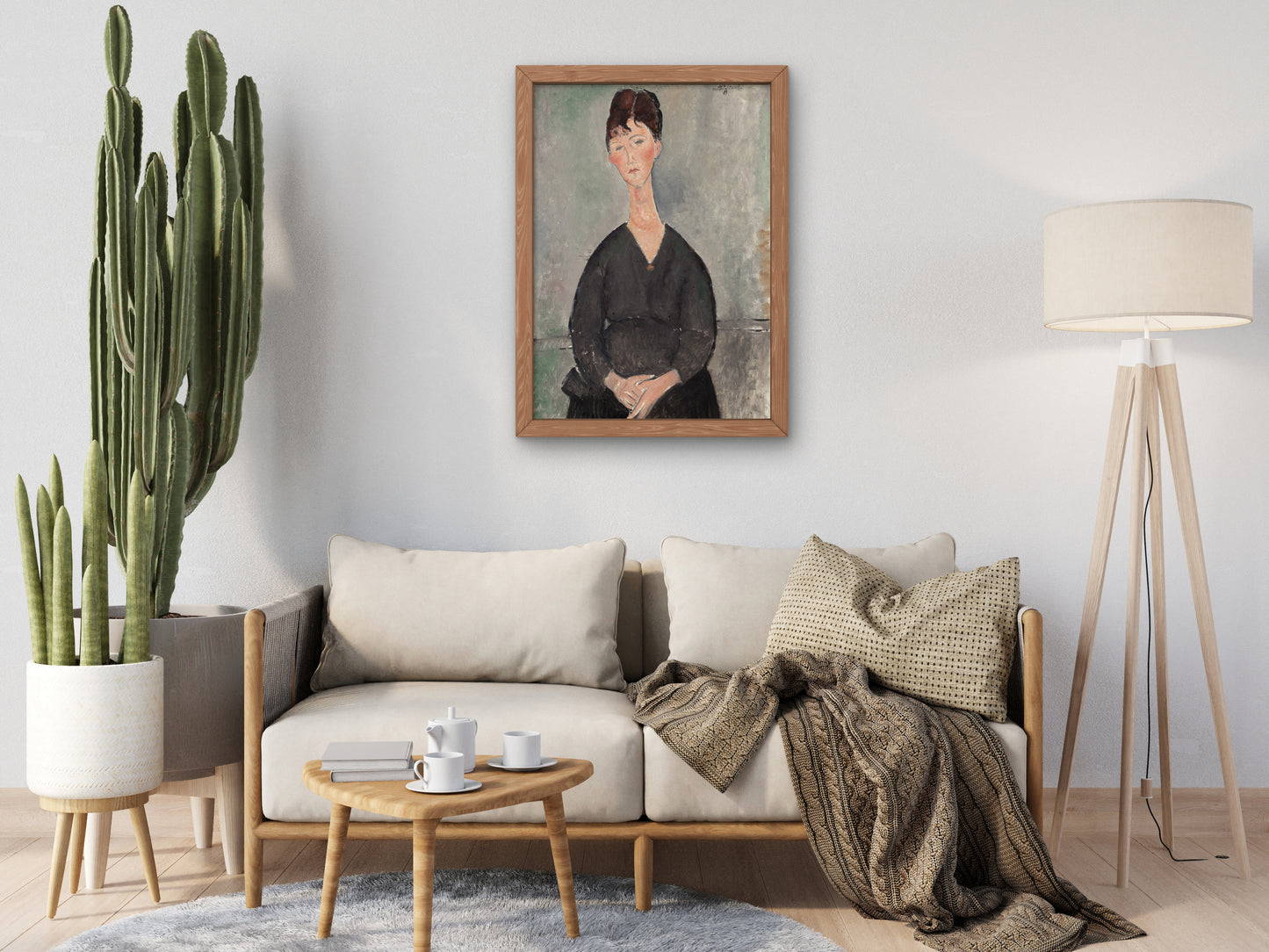 Café Singer by Amedeo Modigliani 1917, Wall Art Print, Fine Art Reproduction, Museum Quality Decor, Poster