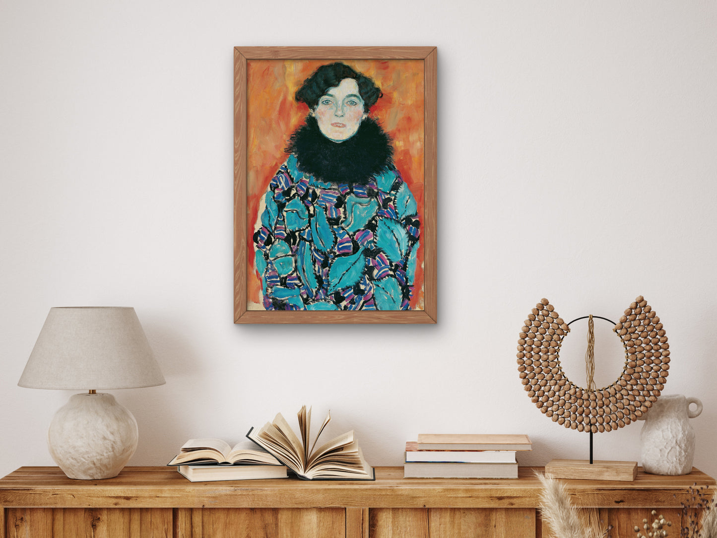 Johanna Staude by Gustav Klimt 1917, Wall Art Print, Fine Art Reproduction, Museum Quality Decor, Poster