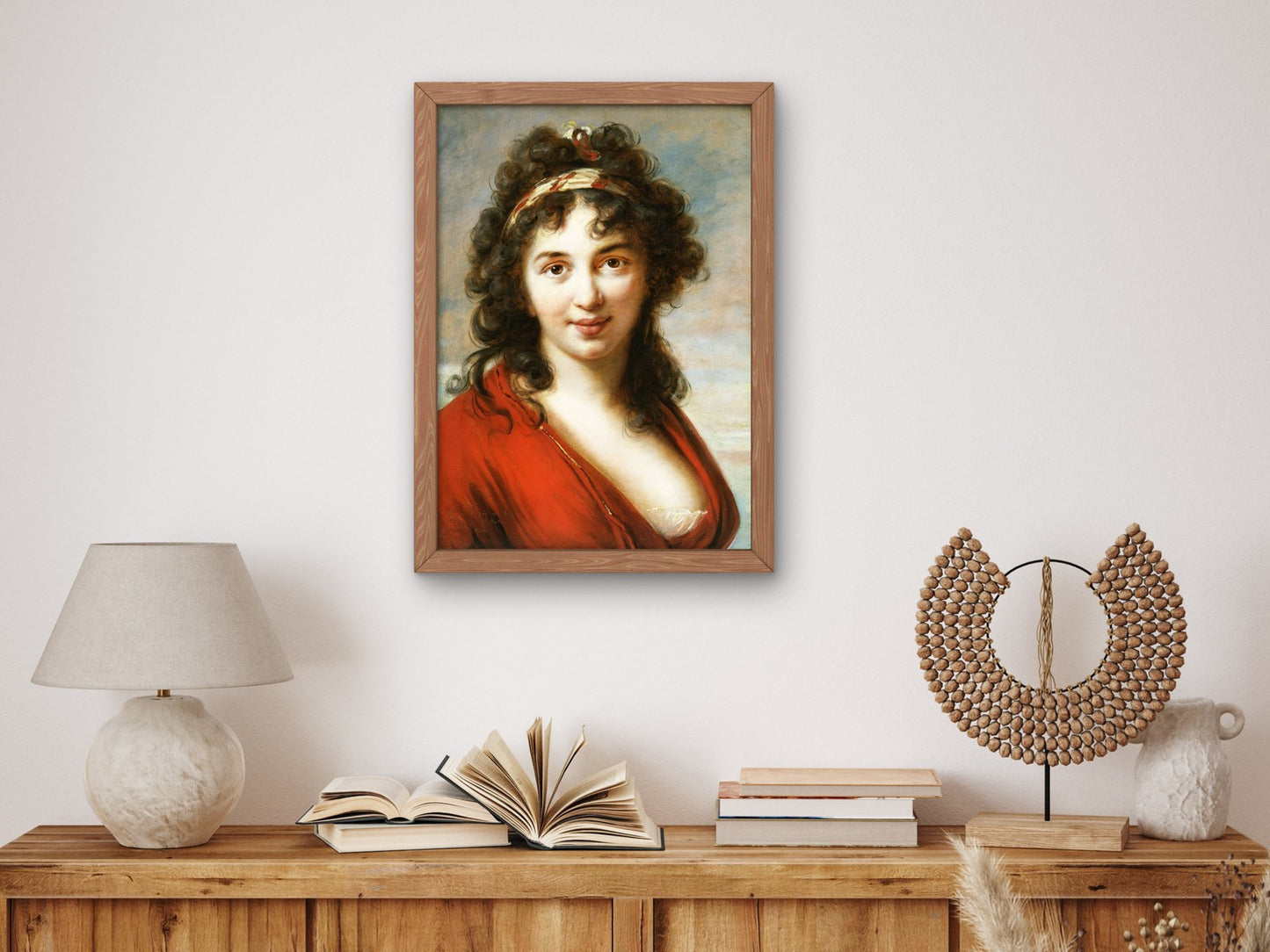 Portrait of Isabella Teotochi Marini by Élisabeth Vigée Le Brun 1792, Wall Art Print, Fine Art Reproduction, Museum Quality Decor, Poster