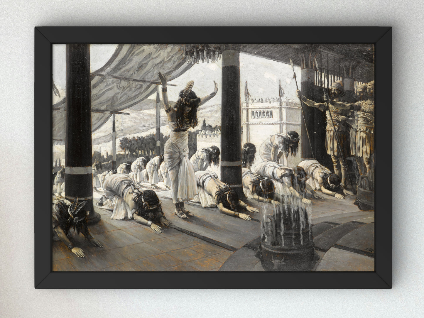 The Queen of Sheba Visits Solomon by James Tissot, Wall Art Print, Fine Art Reproduction, Museum Quality Decor, Poster