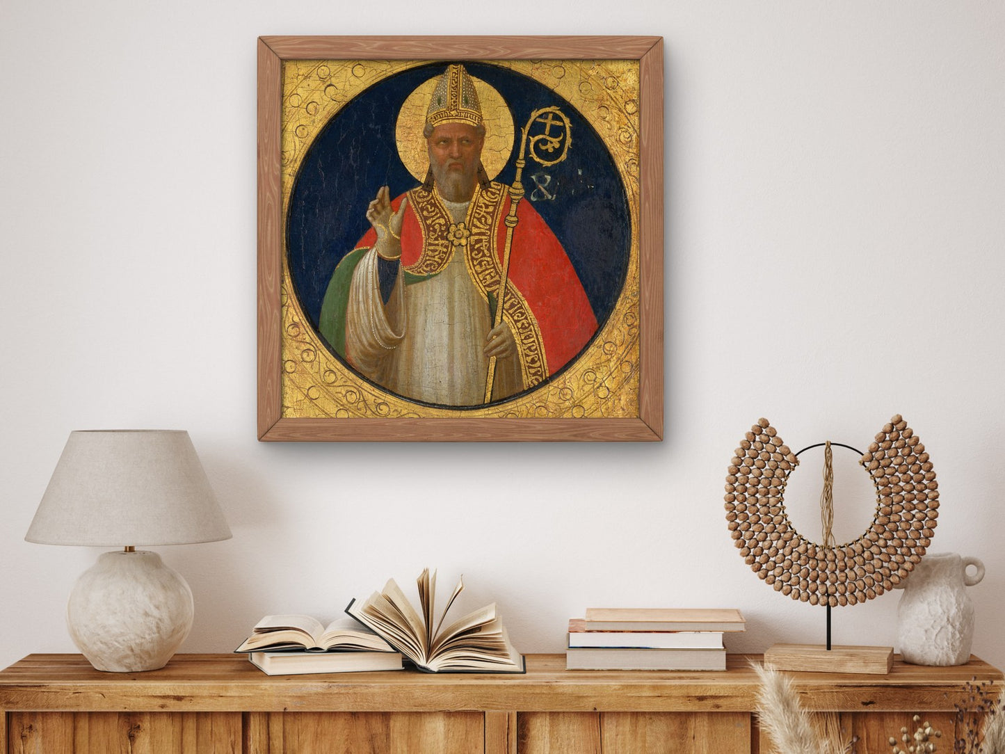 Saint Alexander by Fra Angelico 1425, Wall Art Print, Fine Art Reproduction, Museum Quality Decor, Poster
